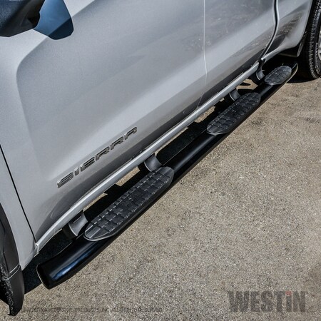 Westin Automotive 19-C SILVERADO/SIERRA 1500 DBL CAB(6.5 FT BED)BLK PRO TRAXX 5 W2W OVAL NERF BARS 21-534715